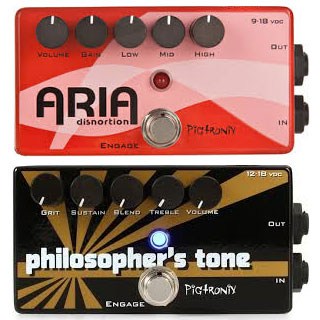 Pigtronix Philosopher's Tone & Aria Disnortion Reviews | Delicious