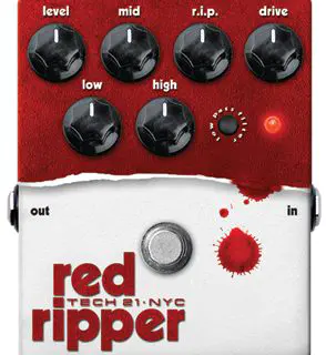 Upcoming from Tech 21: Red Ripper for Bass