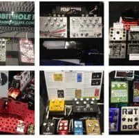 Boards at the NAMM 2017 Stompbox Booth