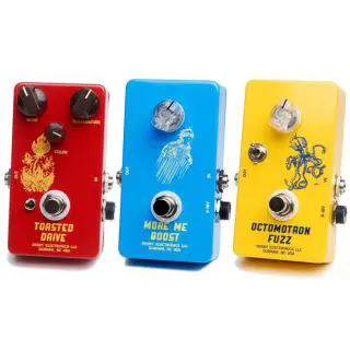 Dusky Electronics: More Me Boost, Toasted Drive and Octomotron Fuzz