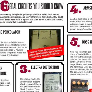 6 of the best vintage guitar effect circuits (by Gearphoria)