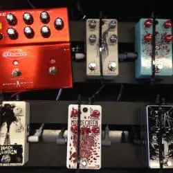 Old Blood Noise board at the Montreal SBE
