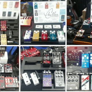 Boards at the 2017 SNAMM Stompbox Booth