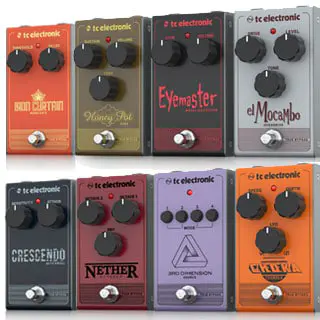 TC Electronic Unveils Eight New Analog Pedals