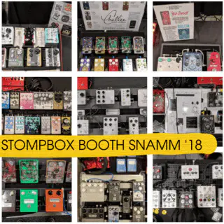 All the boards at the Summer NAMM 2018 Stompbox Booth