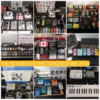 All the Pedalboards of the 2018 Toronto Stompbox Exhibit!