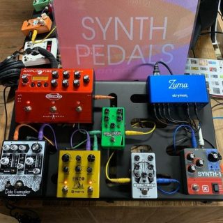 The Mixed Synth Board at the 2019 Austin Stompbox Exhibit