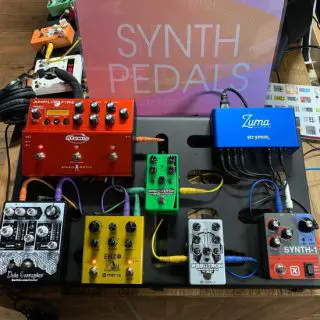The Mixed Synth Board at the 2019 Austin Stompbox Exhibit