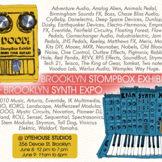 BK Stompbox Exhibit + Synth Expo 2019 [June 8-9]