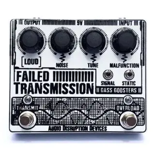 Audio Disruption Devices Failed Transmission Fuzz/Overdrive