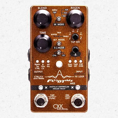 CKK Electronic Fluid Time MKII Analog Delay | Delicious Audio