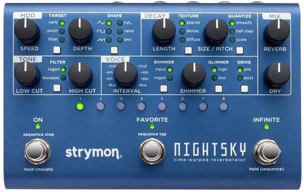 Strymon Nightsky Time Warped Reverberator | Delicious Audio
