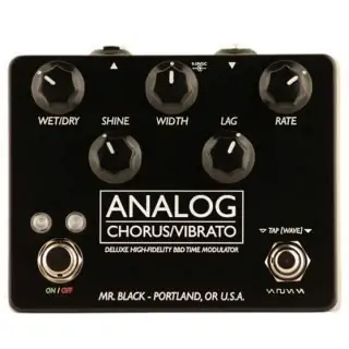 New Pedals: Mr. Black Analog Chorus/Vibrato Deluxe