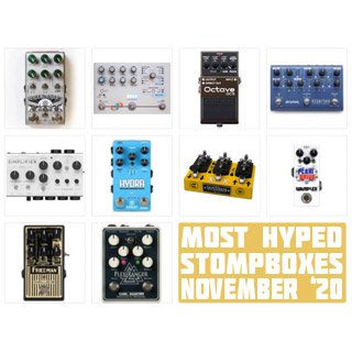 The Monthly Stompbuzz, November 2020 – Most Searched Pedals on Our Blog
