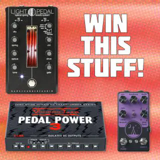 Win pedals by Gamechanger and NativeAudio and a PSU by Voodoo Lab