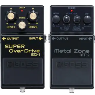 BOSS MT-2 and SD-1 Anniversary Editions