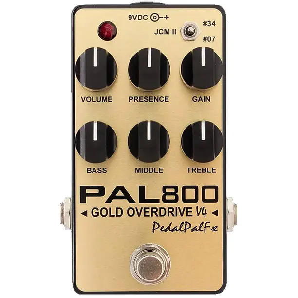 Updated Pedal: PedalPalFX PAL 800 Gold Overdrive V4 | Delicious Audio