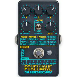 New Pedal: Subdecay PixelWave Phase Distortion Synth Pedal