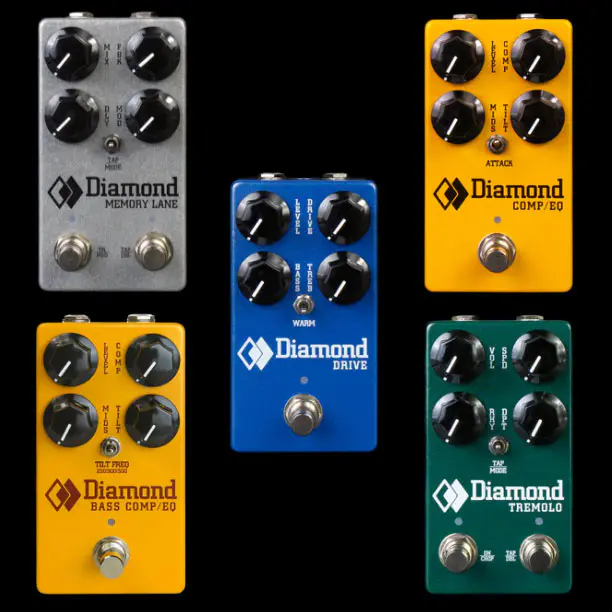 Diamond Pedals' New Compact Line