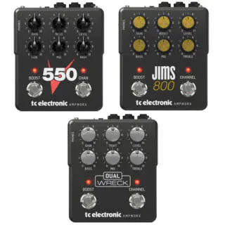 TC Electronic Ampworx 550, Jims 800, and Dual Wreck