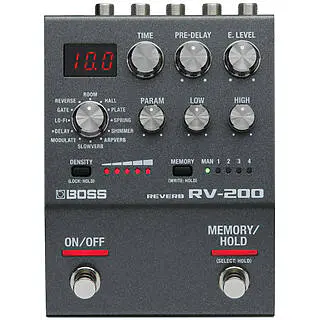 New Pedal: BOSS RV-200 Reverb